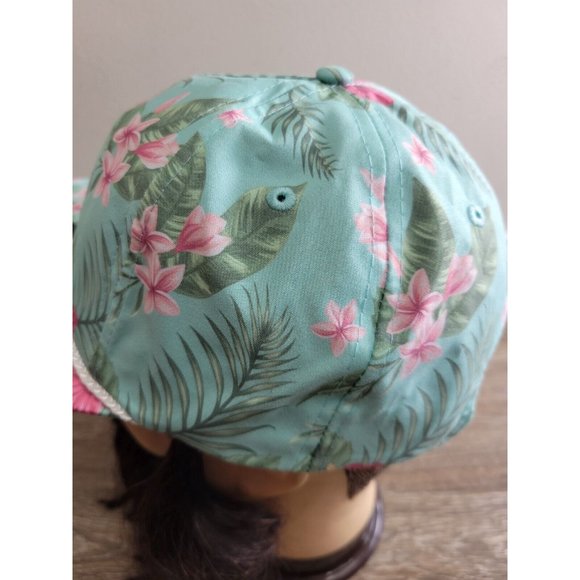 NEW Imperial Women's OS Adjustable Blue Floral Embroidered Abacoa Golf Club Cap - Picture 4 of 9